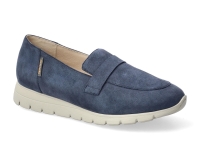 chaussure mobils mocassins dixie bleu jean